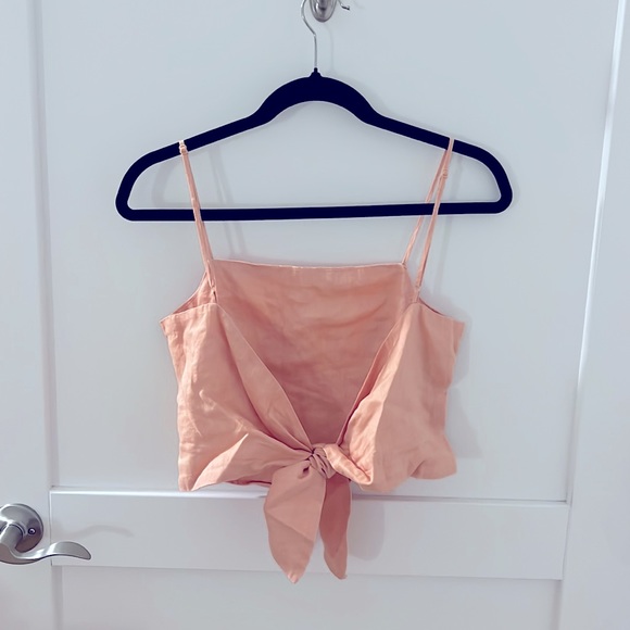 Linen cropped tank - Picture 2 of 2